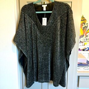 L/XL Chico’s poncho/tunic
